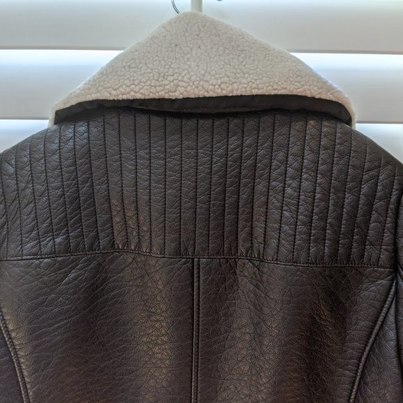 Faux Leather Biker Jacket Women's XL - Picture 10 of 13